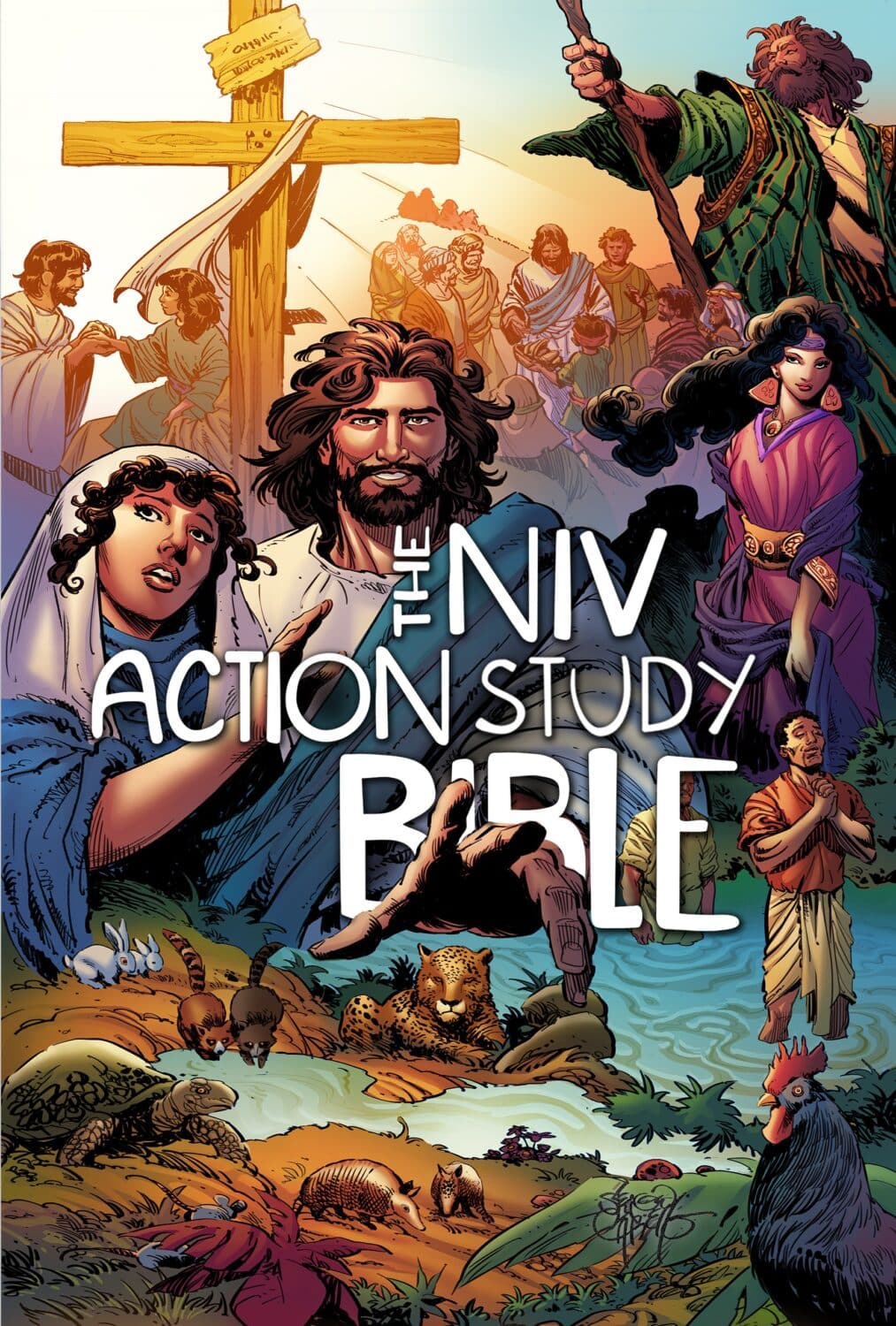 The NIV Action Study Bible - Hardcover