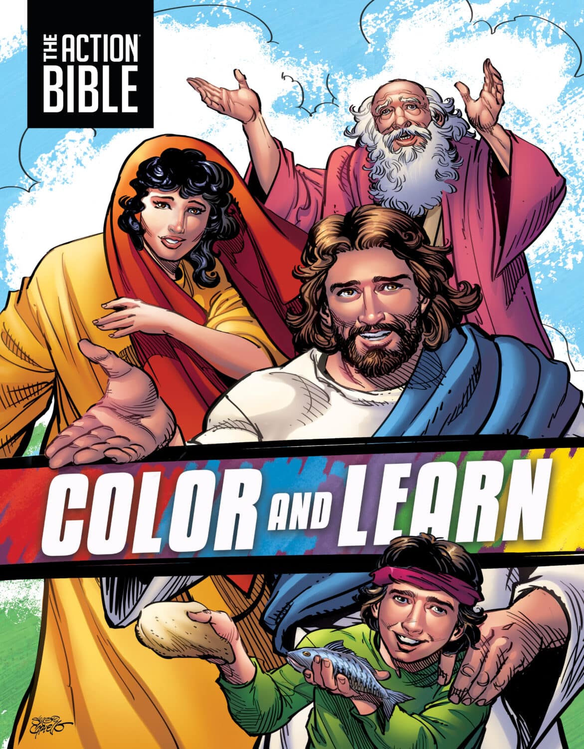 Action Bible Color and Learn