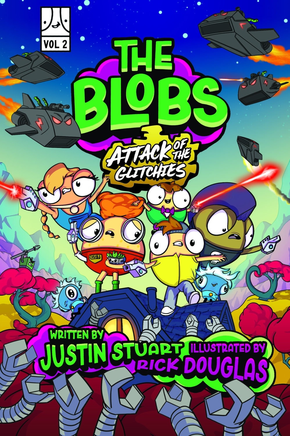 The Blobs Volume Two Attack of the Glitches Book Cover