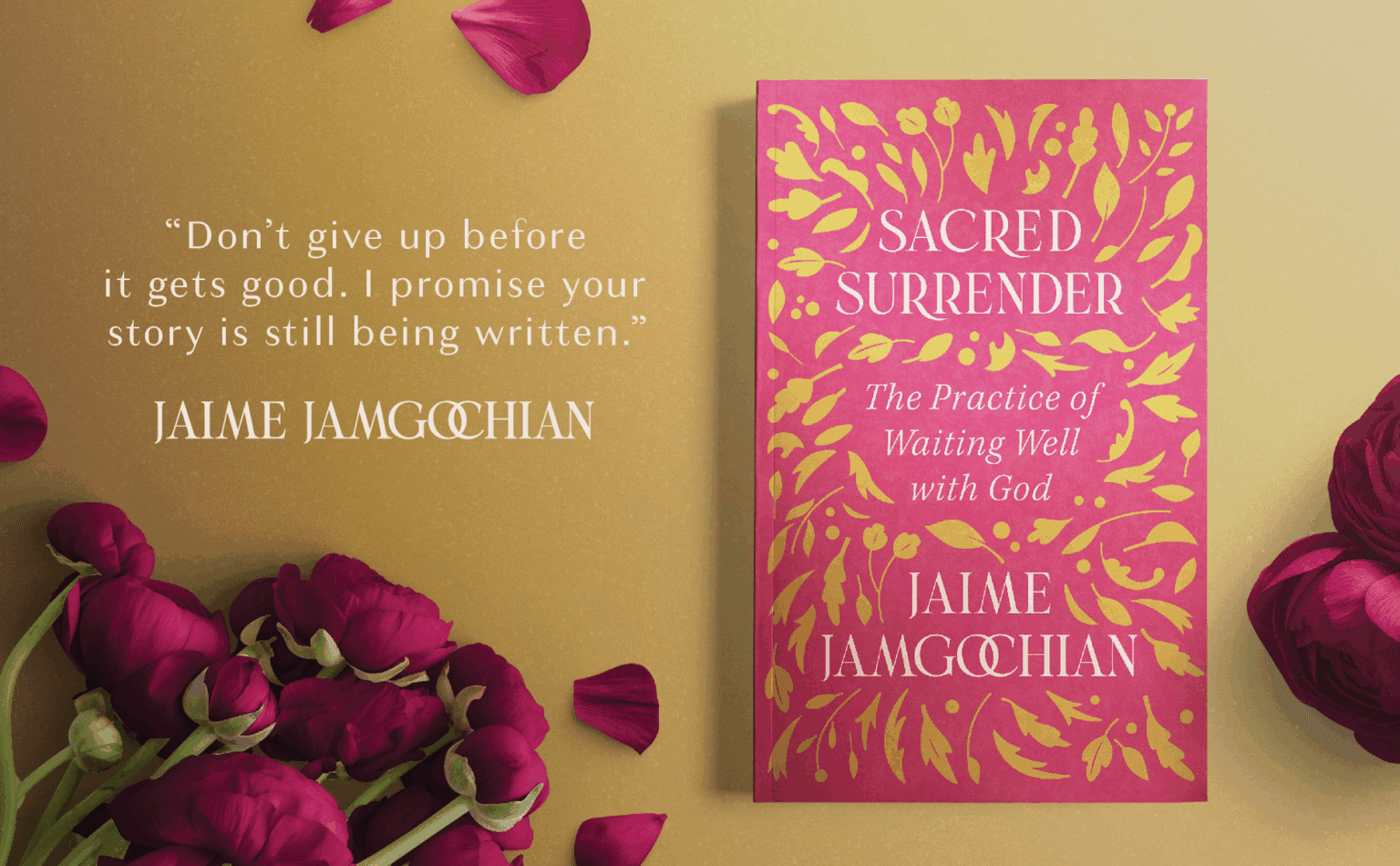 Sacred Surrender Book Cover Jaime Jamgochian