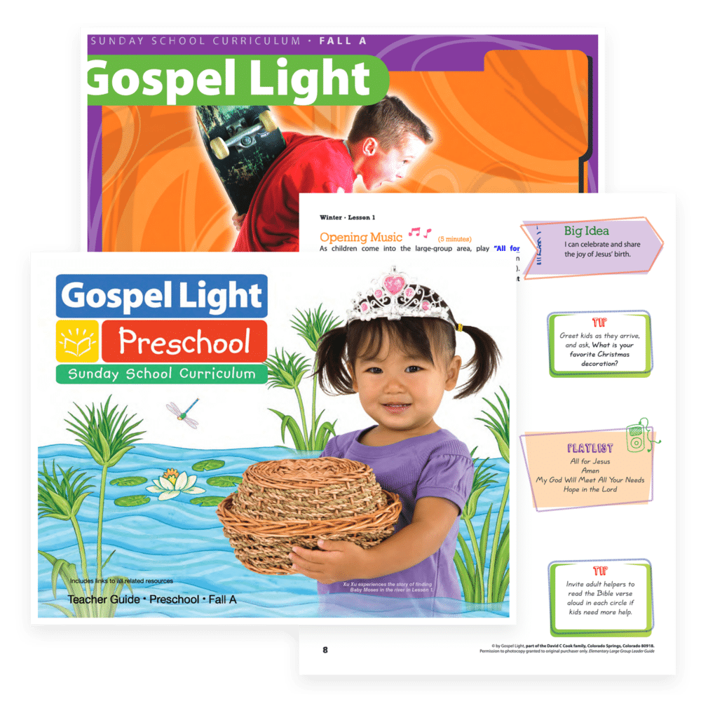 Church Ministry Curriculum Adult & Children Gospel Light David C Cook