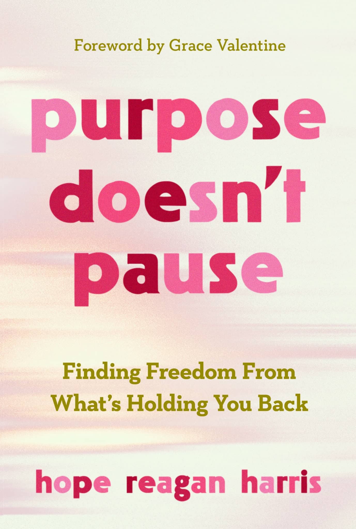 purpose doesn't pause book cover image